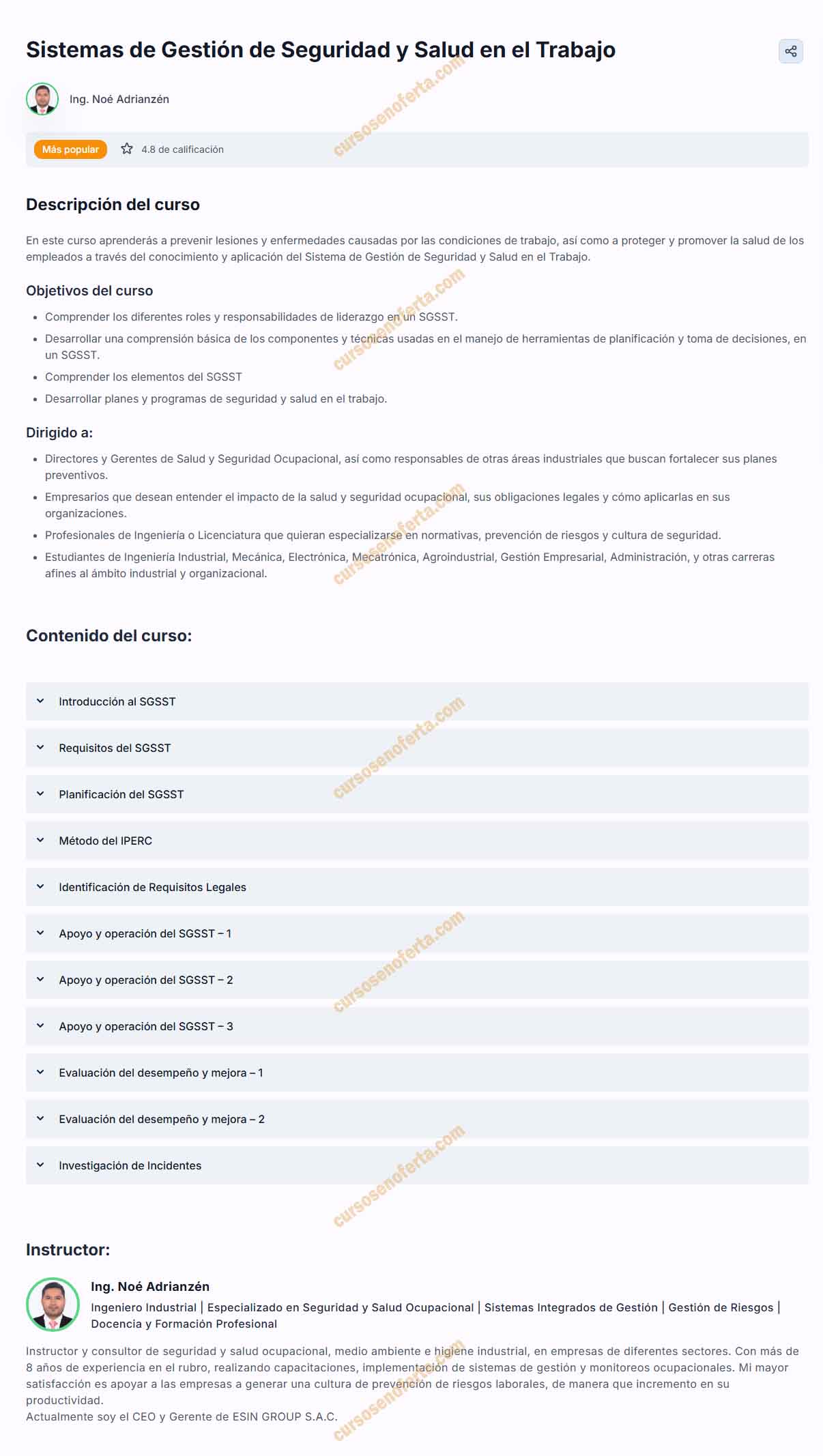 Sistemas de Gestión de Seguridad y Salud en el Trabajo 