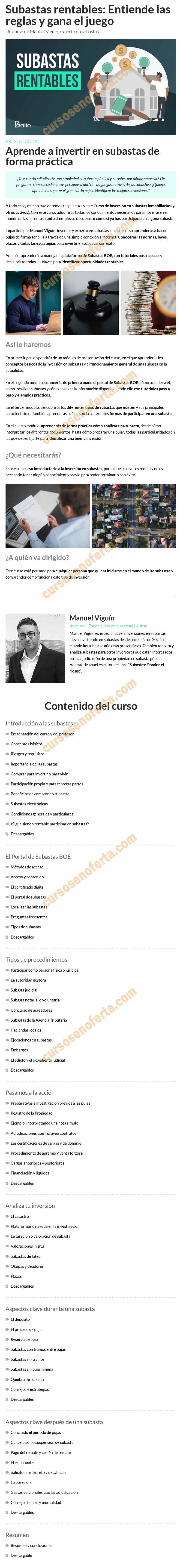 Subastas Rentables - Balio