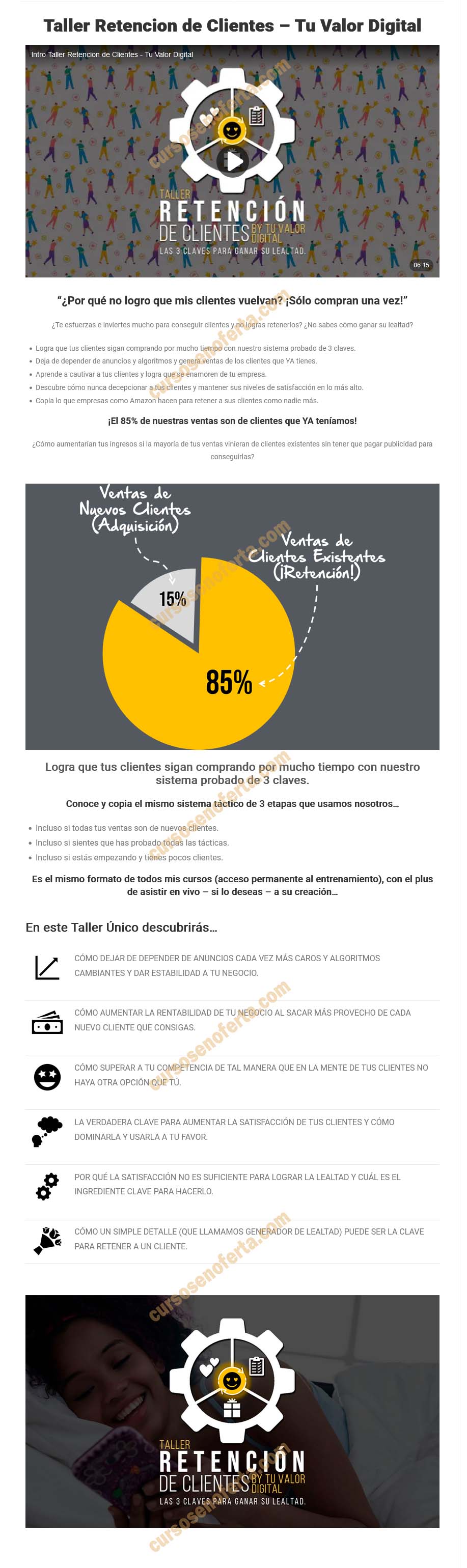 Taller retención de clientes - Tu Valor Digital