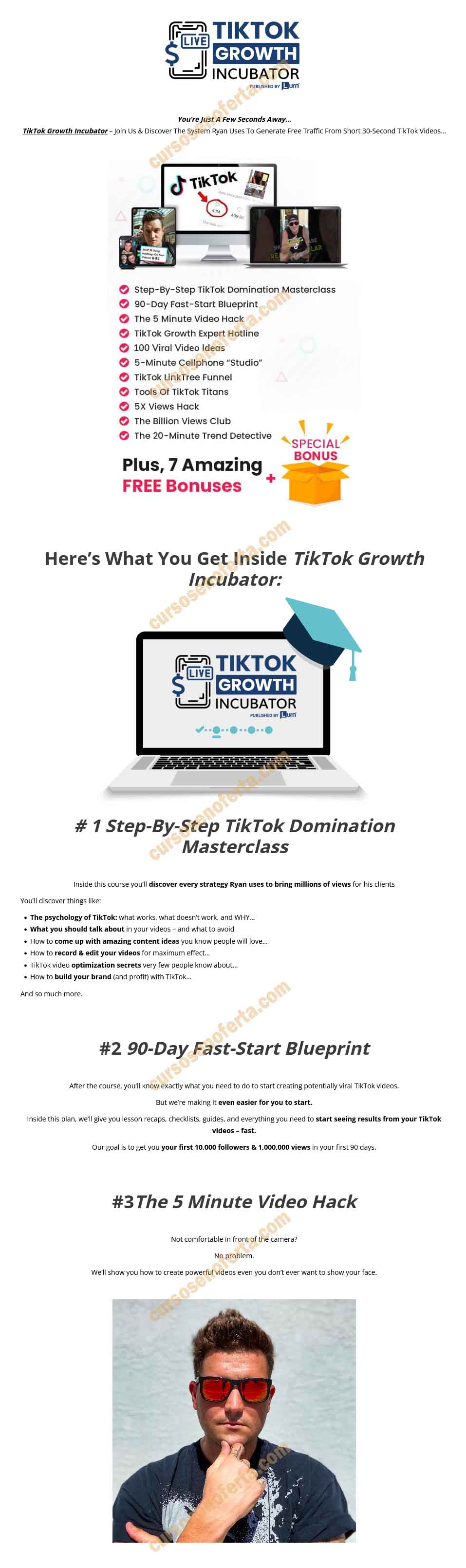 TikTok Growth Incubator - Ryan Magin (Inglés)
