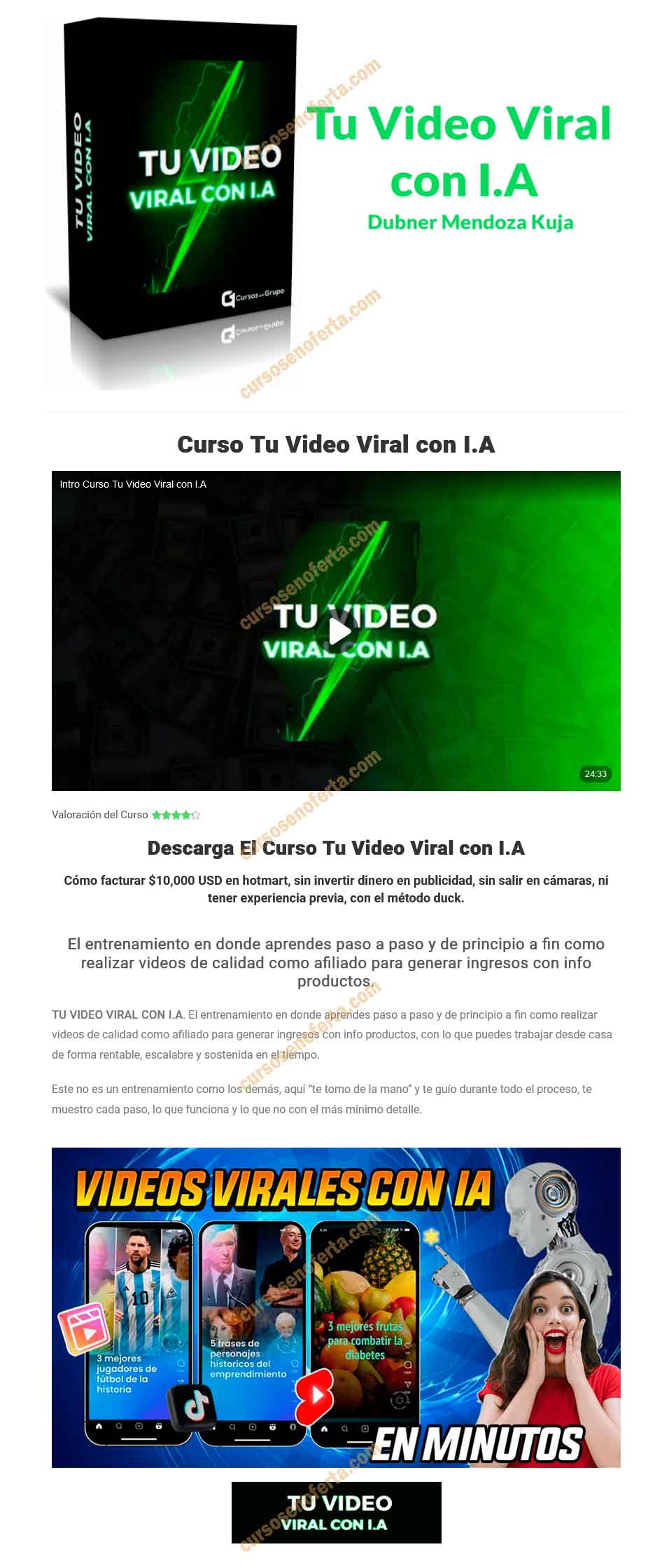 Tu Video Viral con IA - Dubner Mendoza