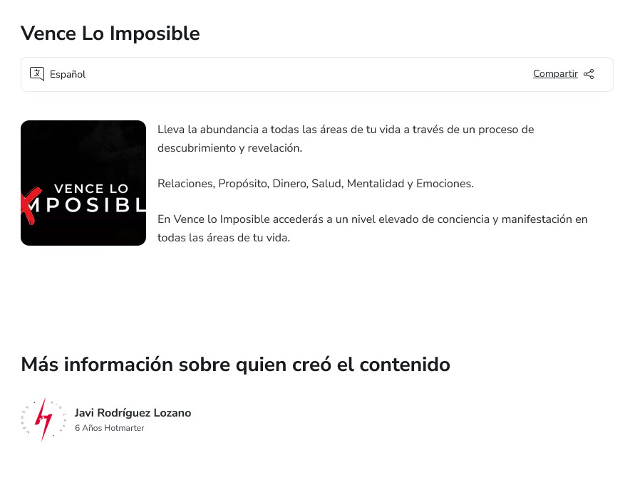 Vence Lo Imposible - Javi Rodríguez