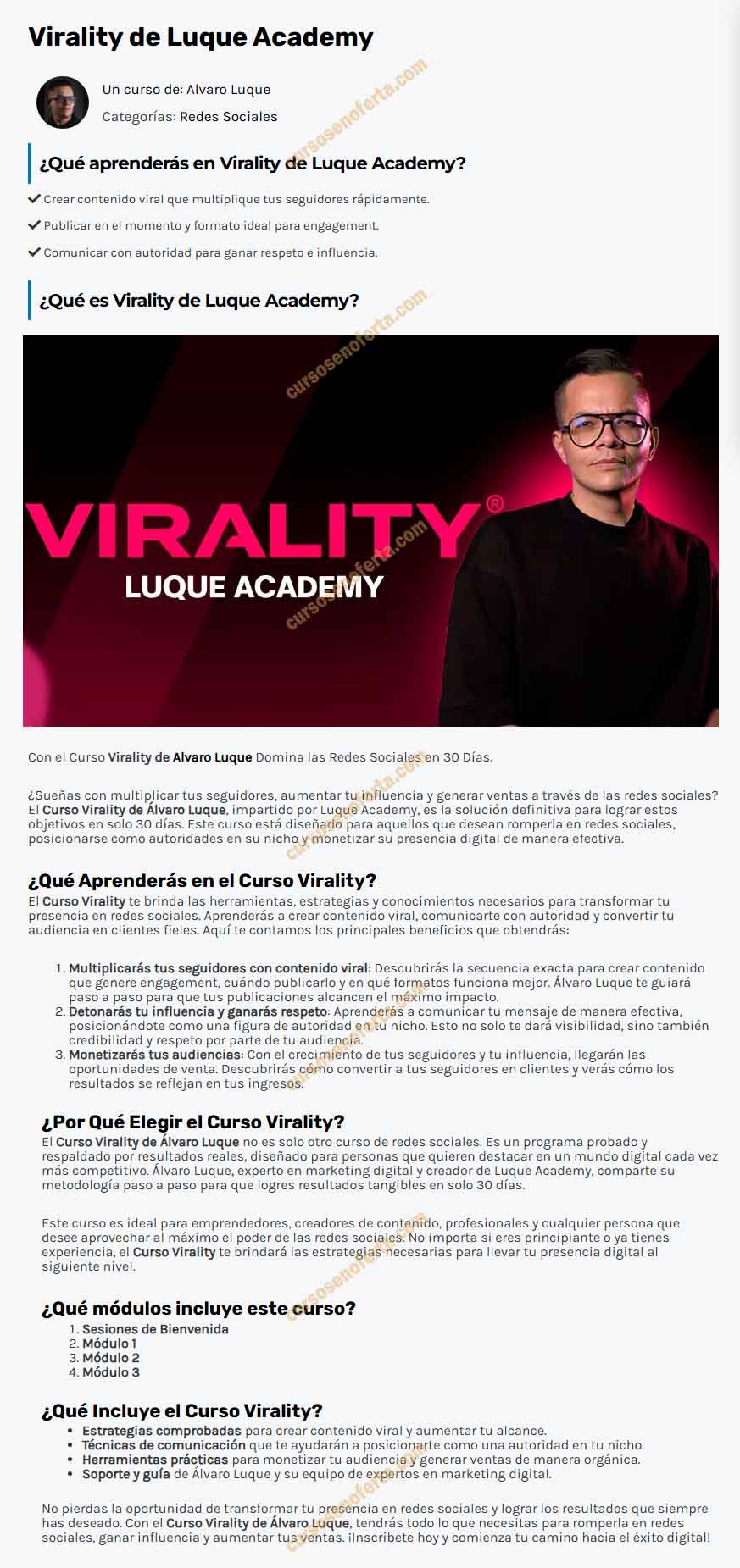 Virality - Luque Academy