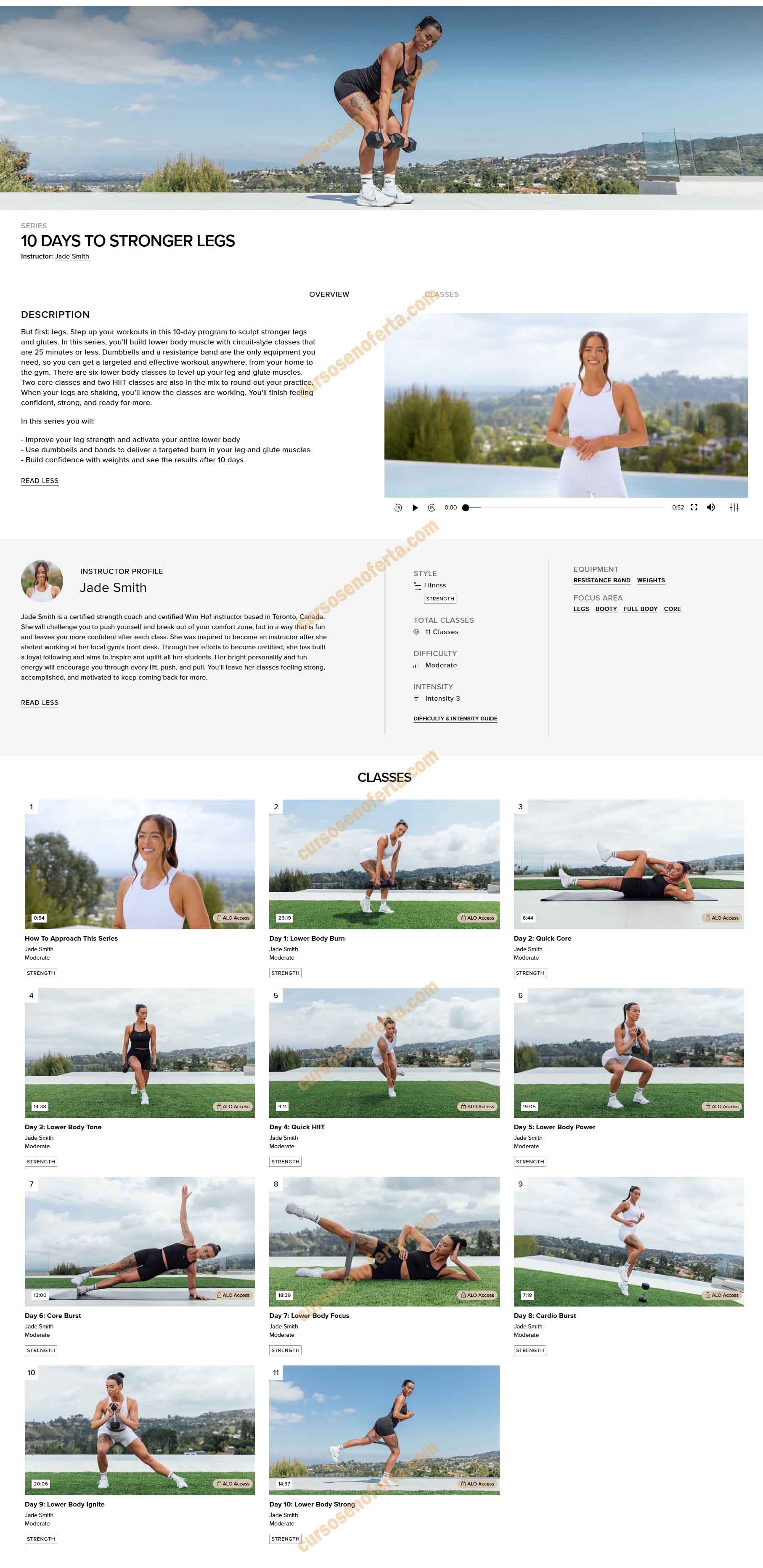 10 Days to Stronger Legs - jade smith