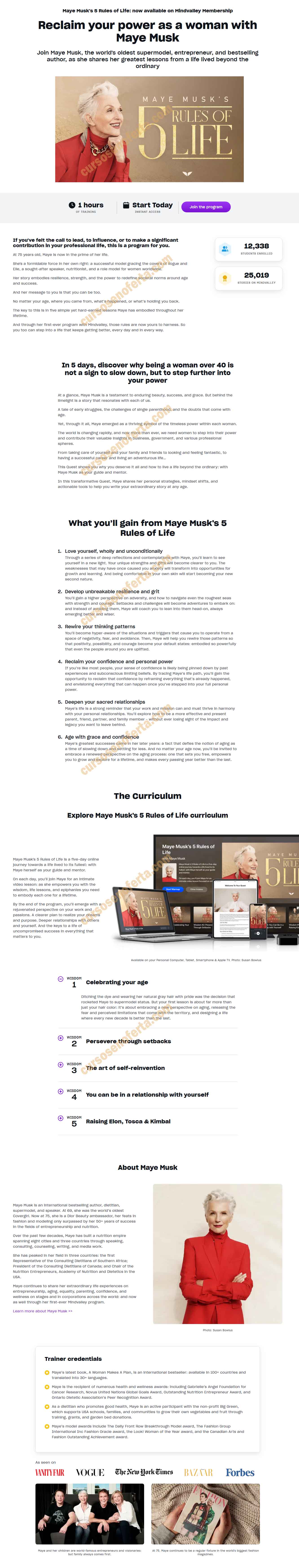 5 Rules of Life - maye musk