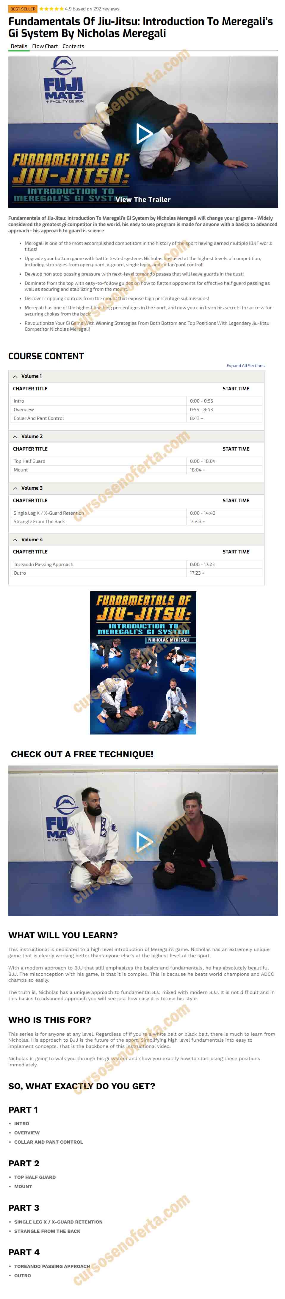 Fundamentals of Jiu-Jitsu Introduction To Meregali’s Gi System by Nicholas Meregali