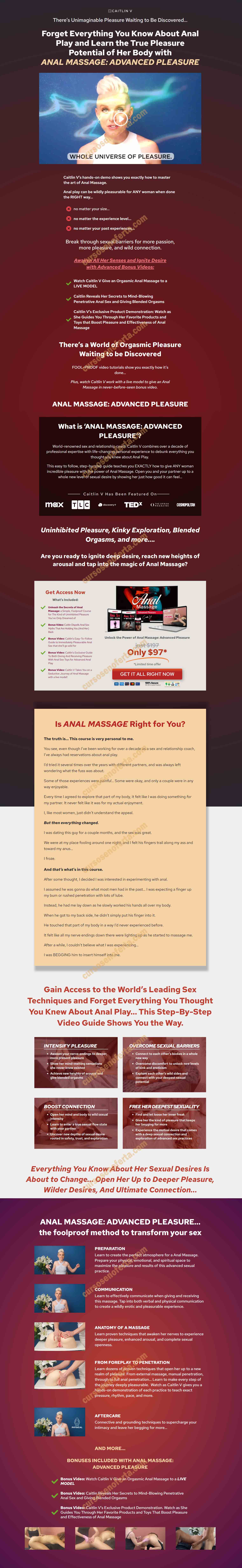 Anal Massage Advanced Pleasure - caitlin V