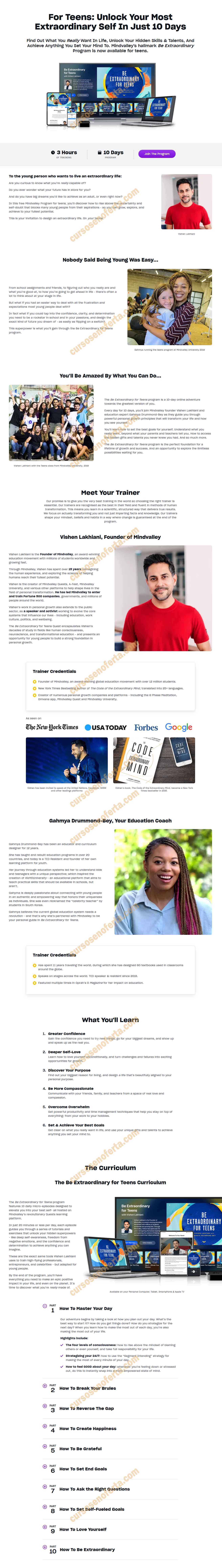 Be Extraordinary For Teens - vishen - mindvalley