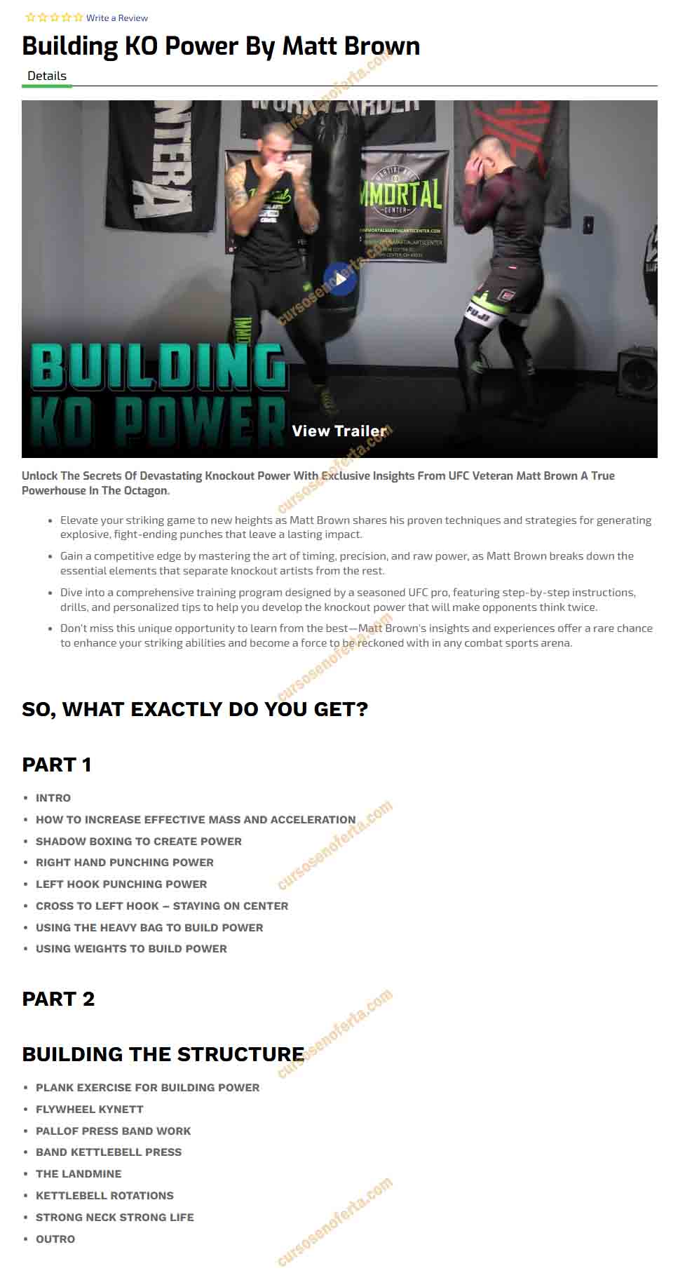 Building KO Power - matt brown