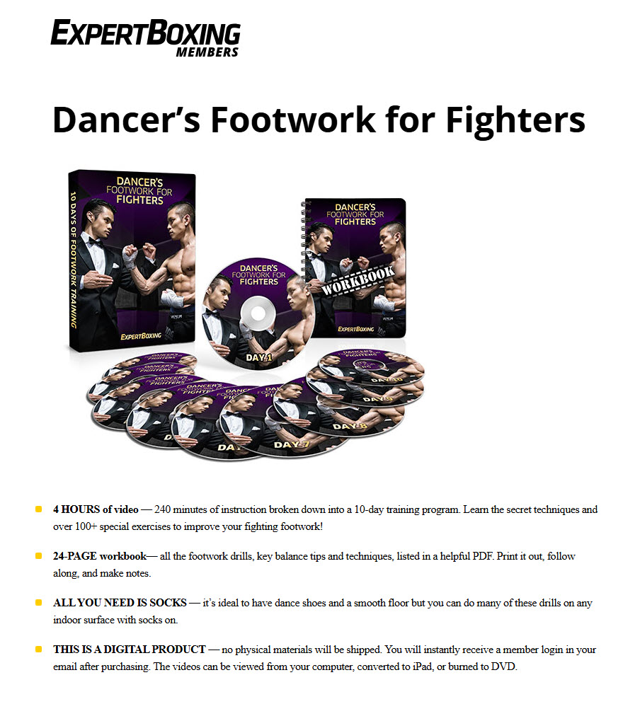 Dancer’s Footwork for Fighters - expert boxing