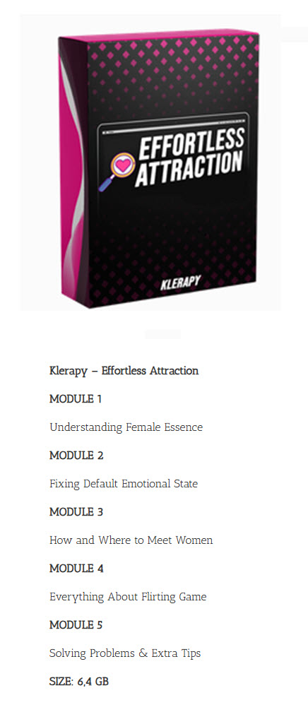 Effortless Attraction - klerapy