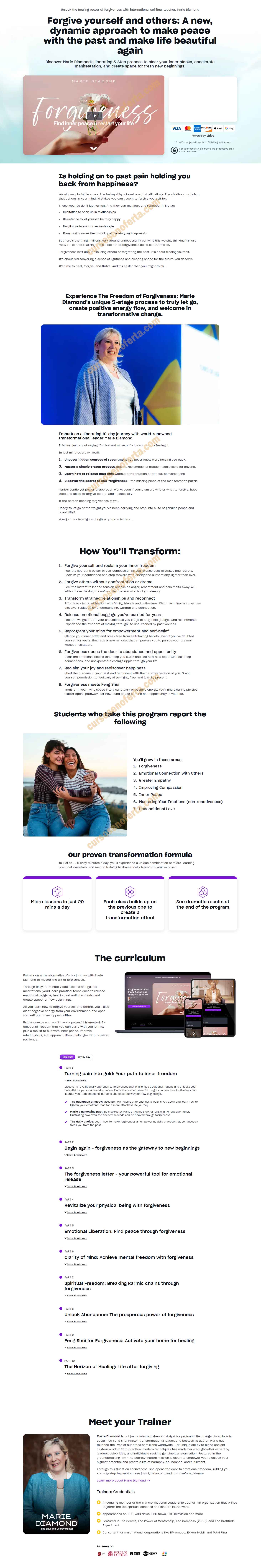 Forgiveness Find Inner Peace and Restart Your Life - marisa peer