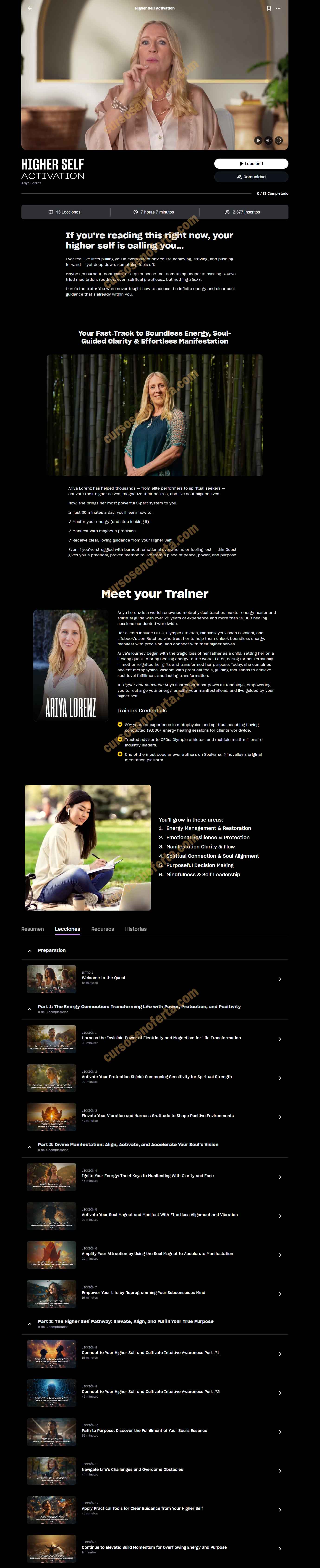 Higher Self Activation - ariya lorenz