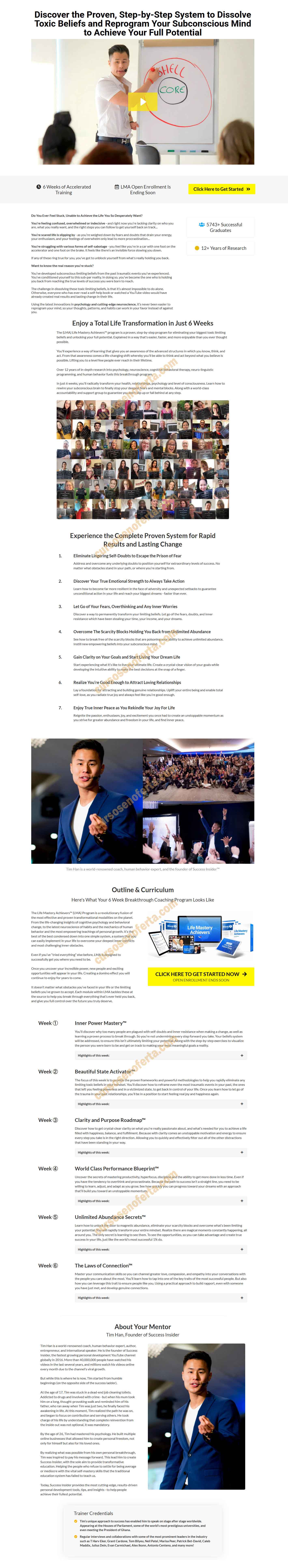 Life Mastery Achievers - tim han