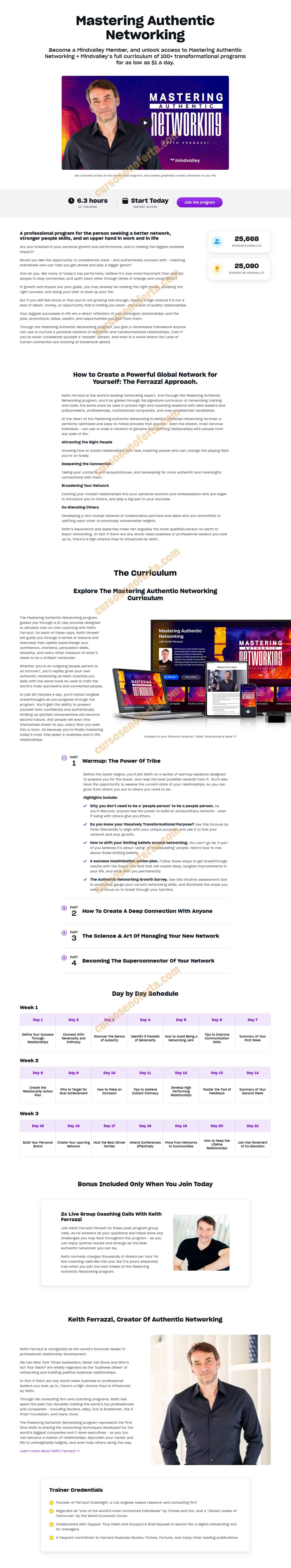 Mastering Authentic Networking - keith ferrazzi