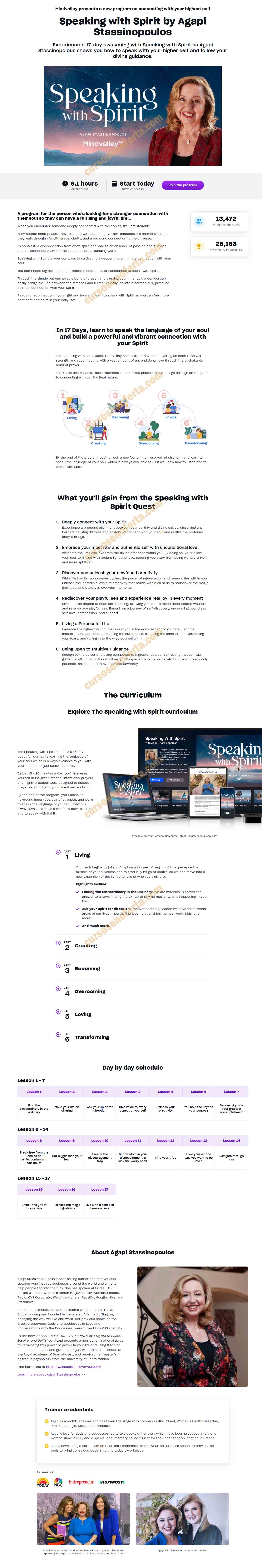 Speaking with Spirit - agapi stassinopoulos