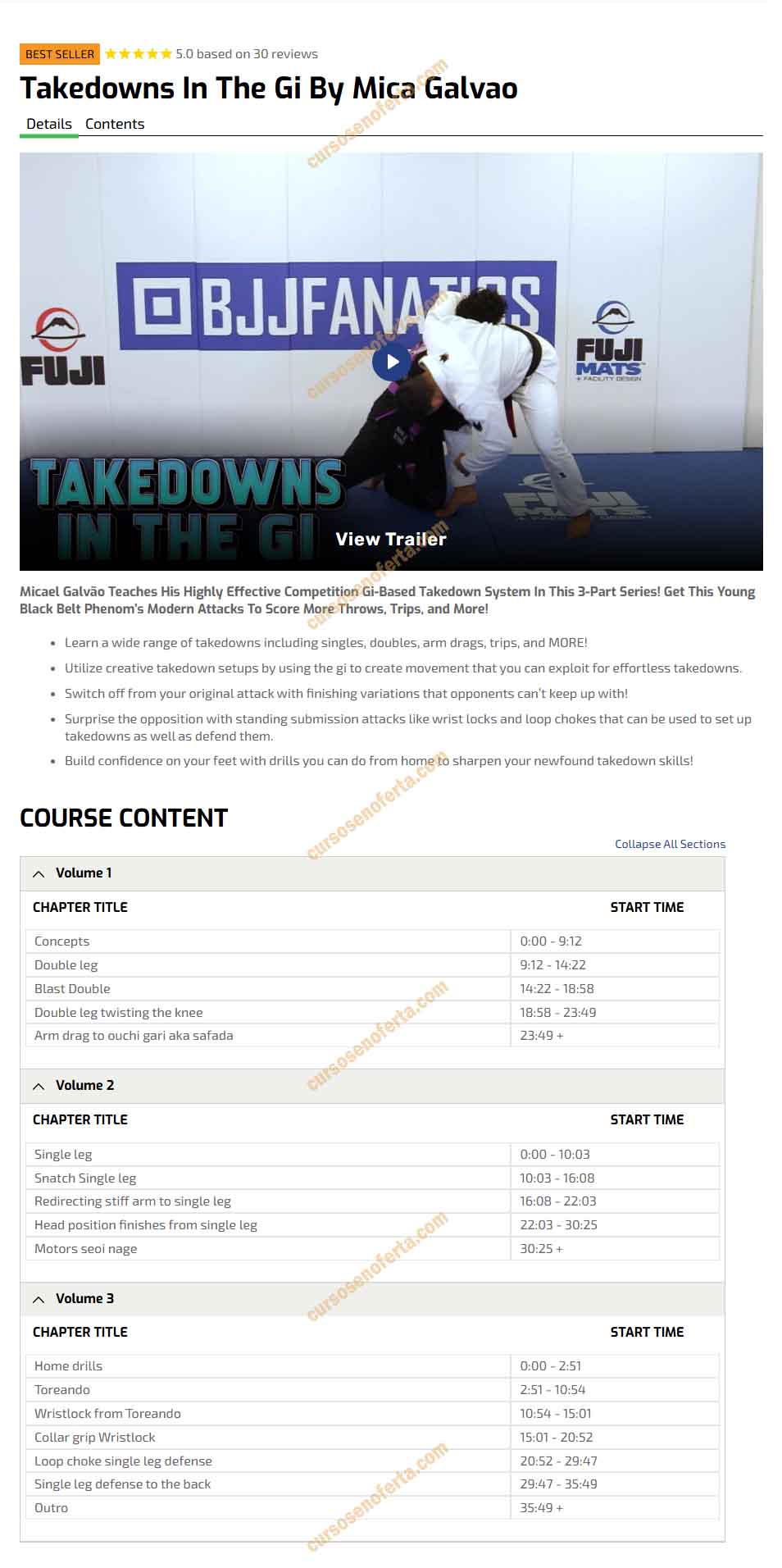 Takedowns In The Gi - micael galvao