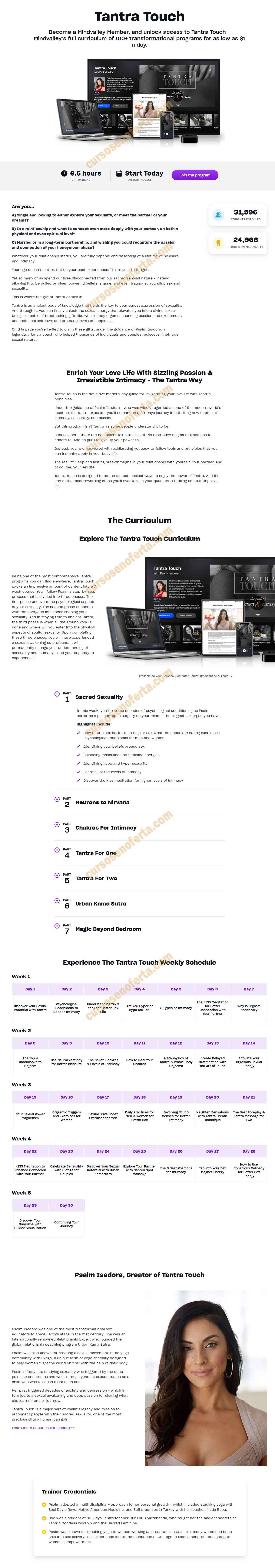 Tantra Touch - Psalm Isadora - mindvalley