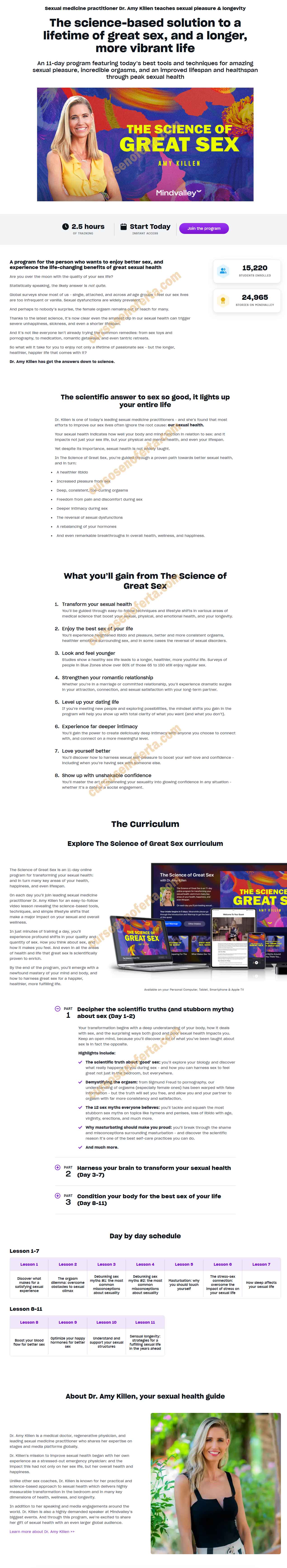 The Science of Great Sex - dr. amy killen