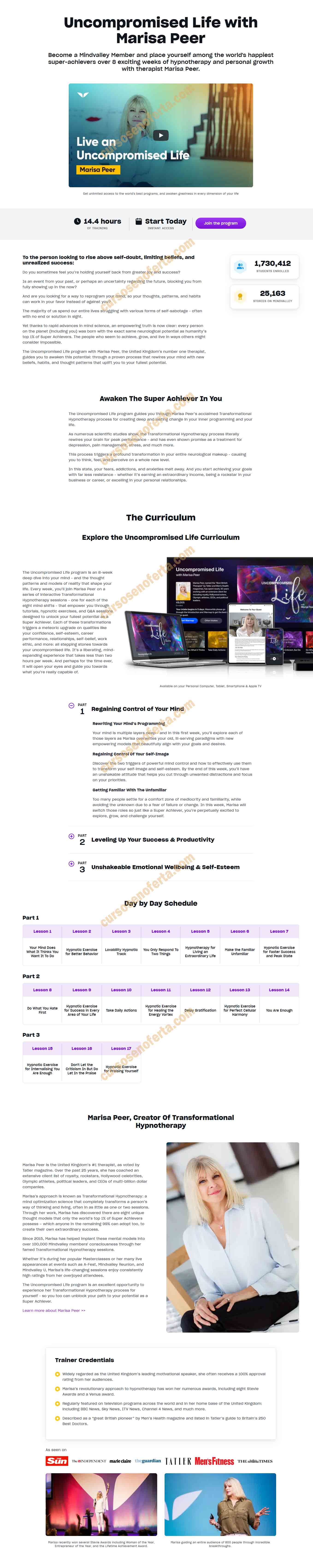 Uncompromised Life - marisa peer