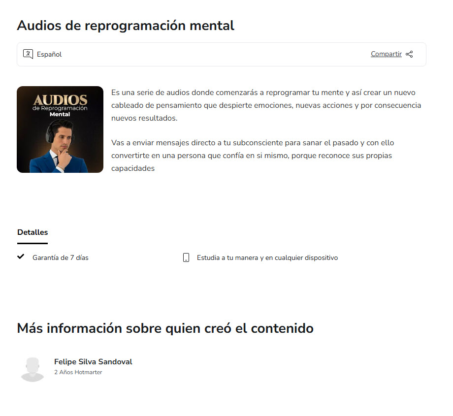 Audios de Reprogramación Mental - felipe silva sandoval