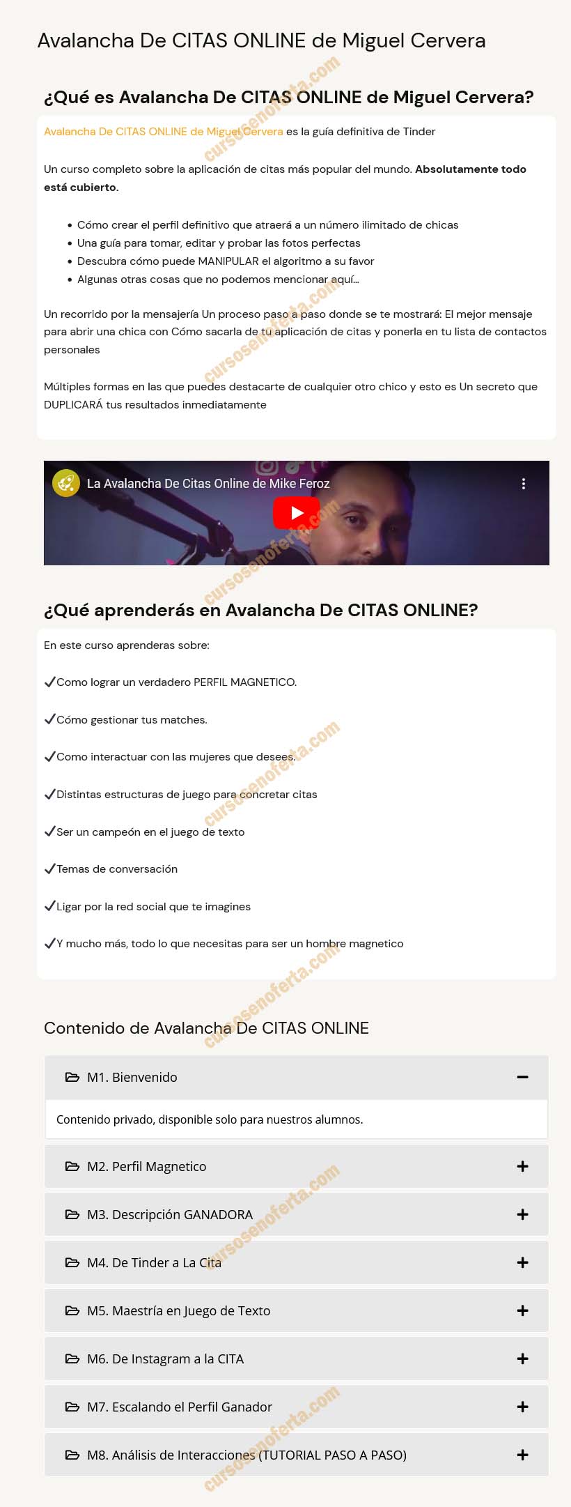 Avalancha de citas online