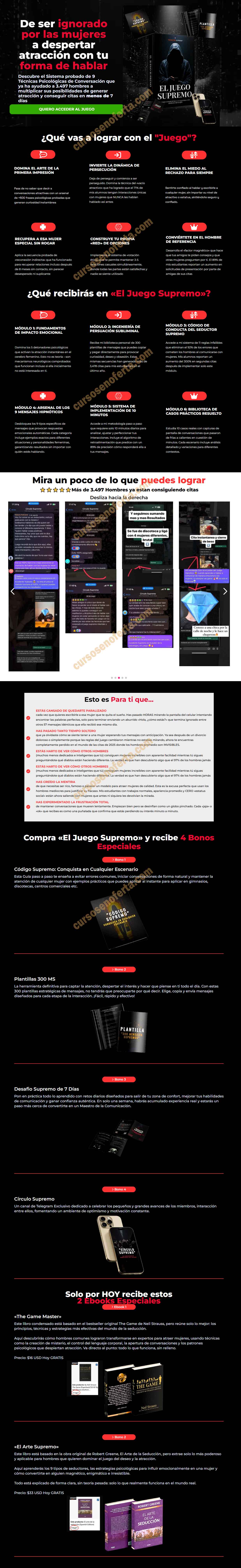 El Juego Supremo - seductor supremo