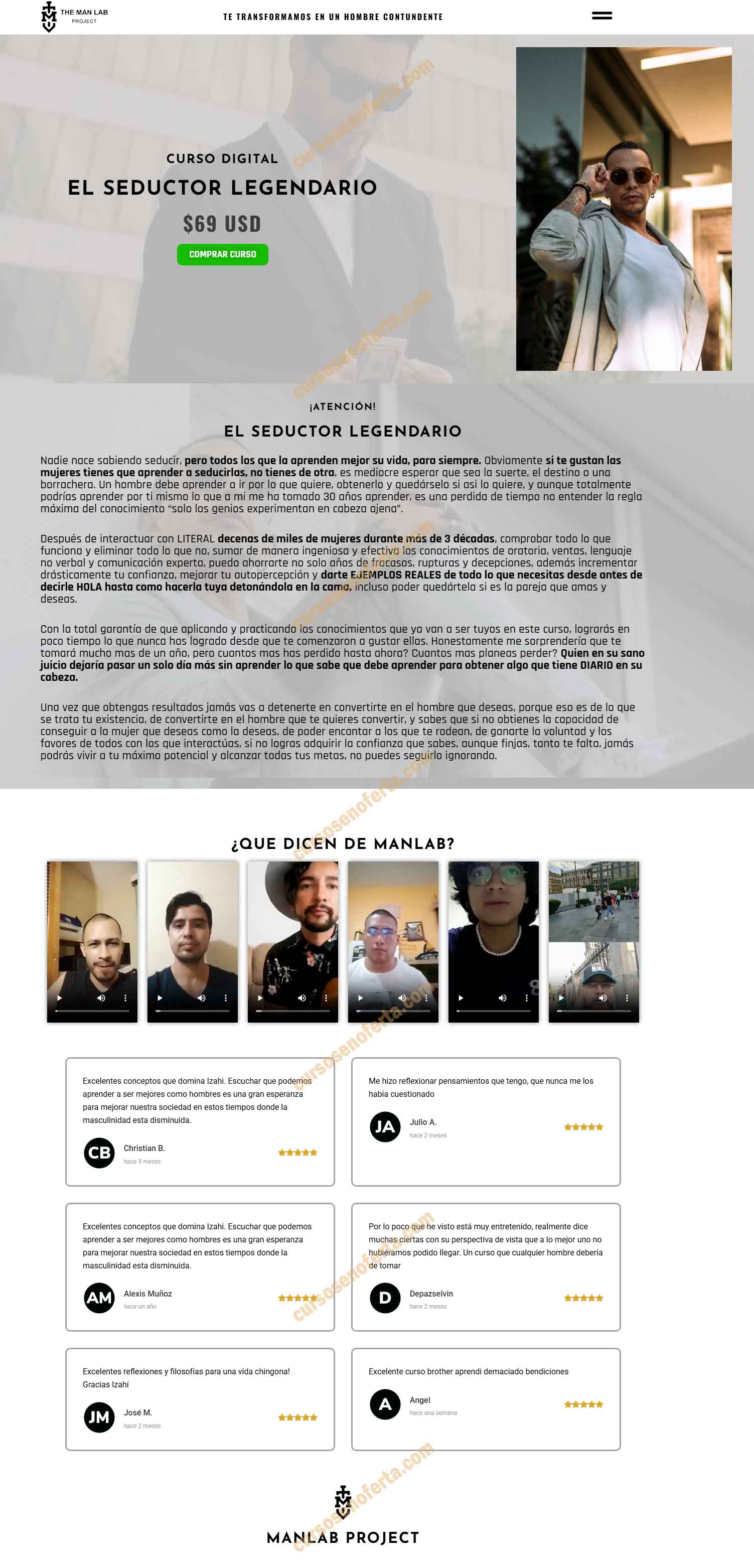 El Seductor Legendario - the man lab project