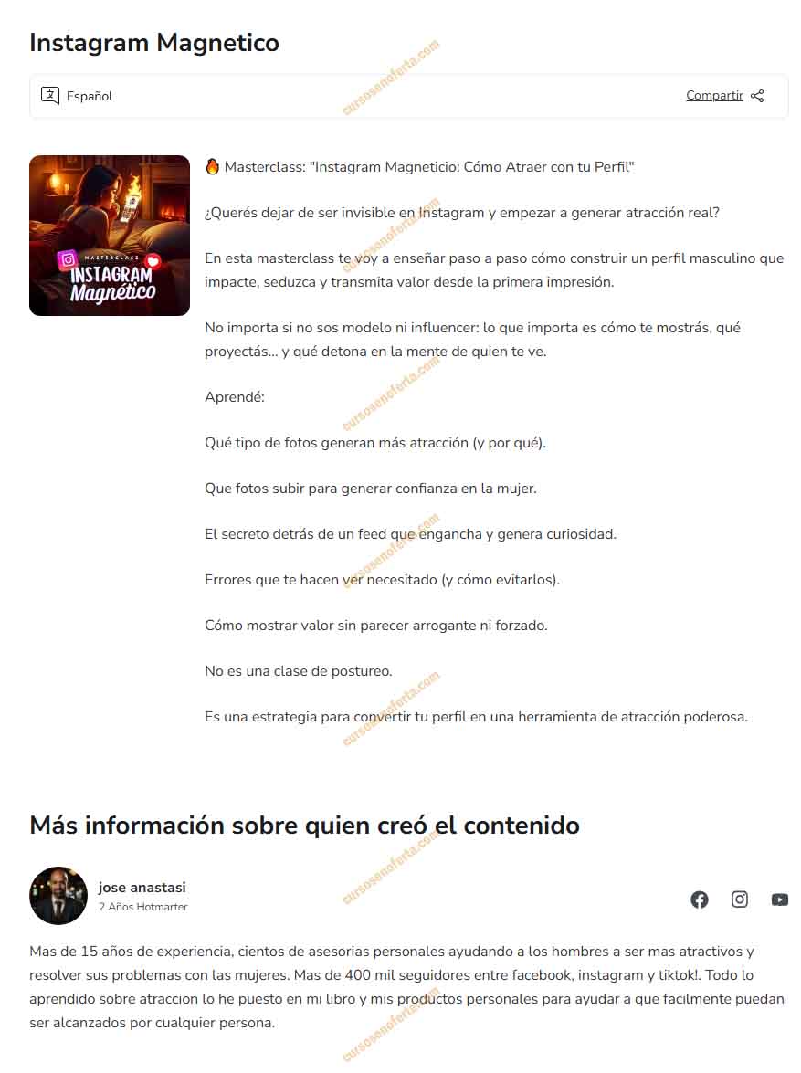 Instagram Magnético - jose anastasi