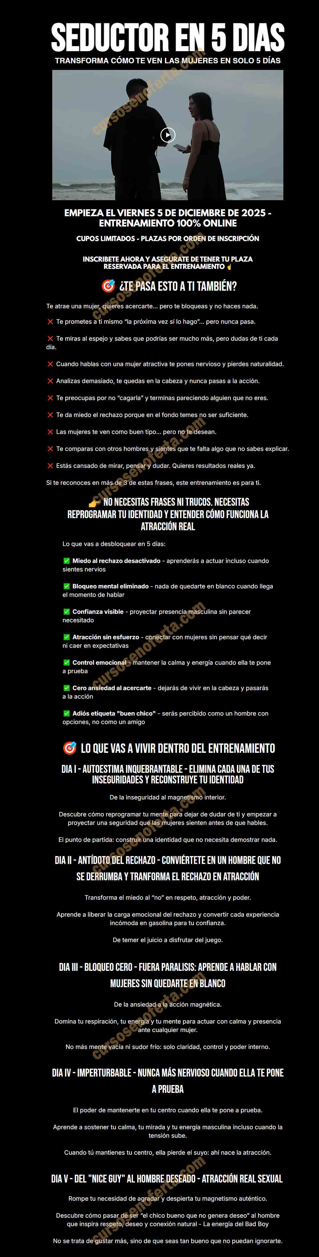 Seductor en 5 días - quino rocca