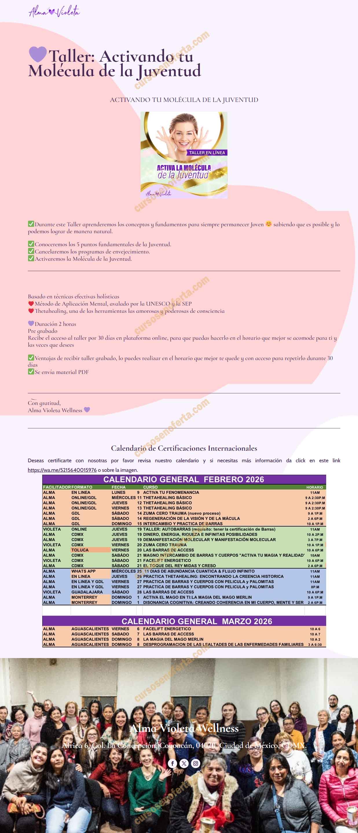 Activa la Molécula de la Juventud - alma violeta