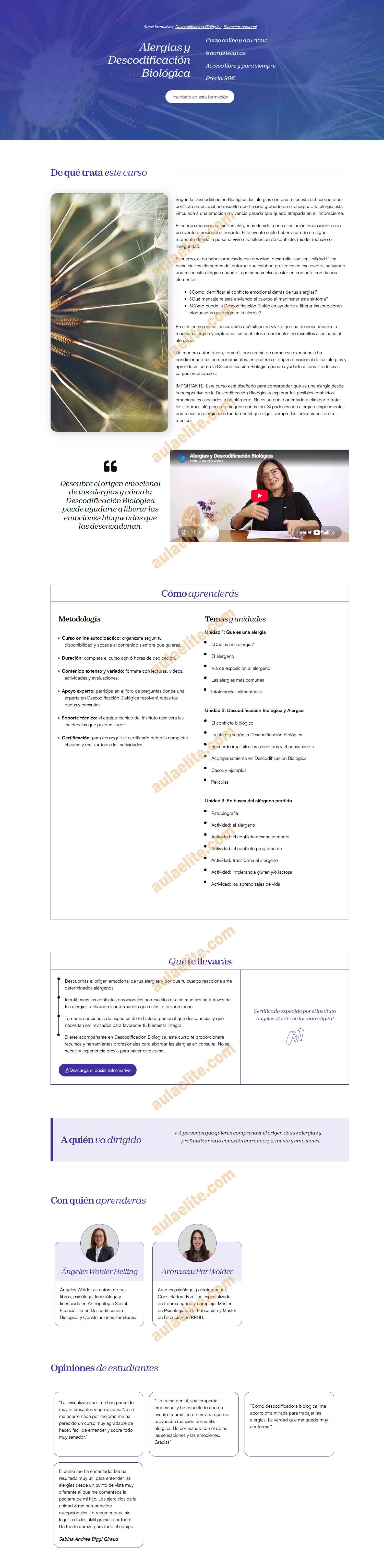 Alergias y Descodificación Biológica