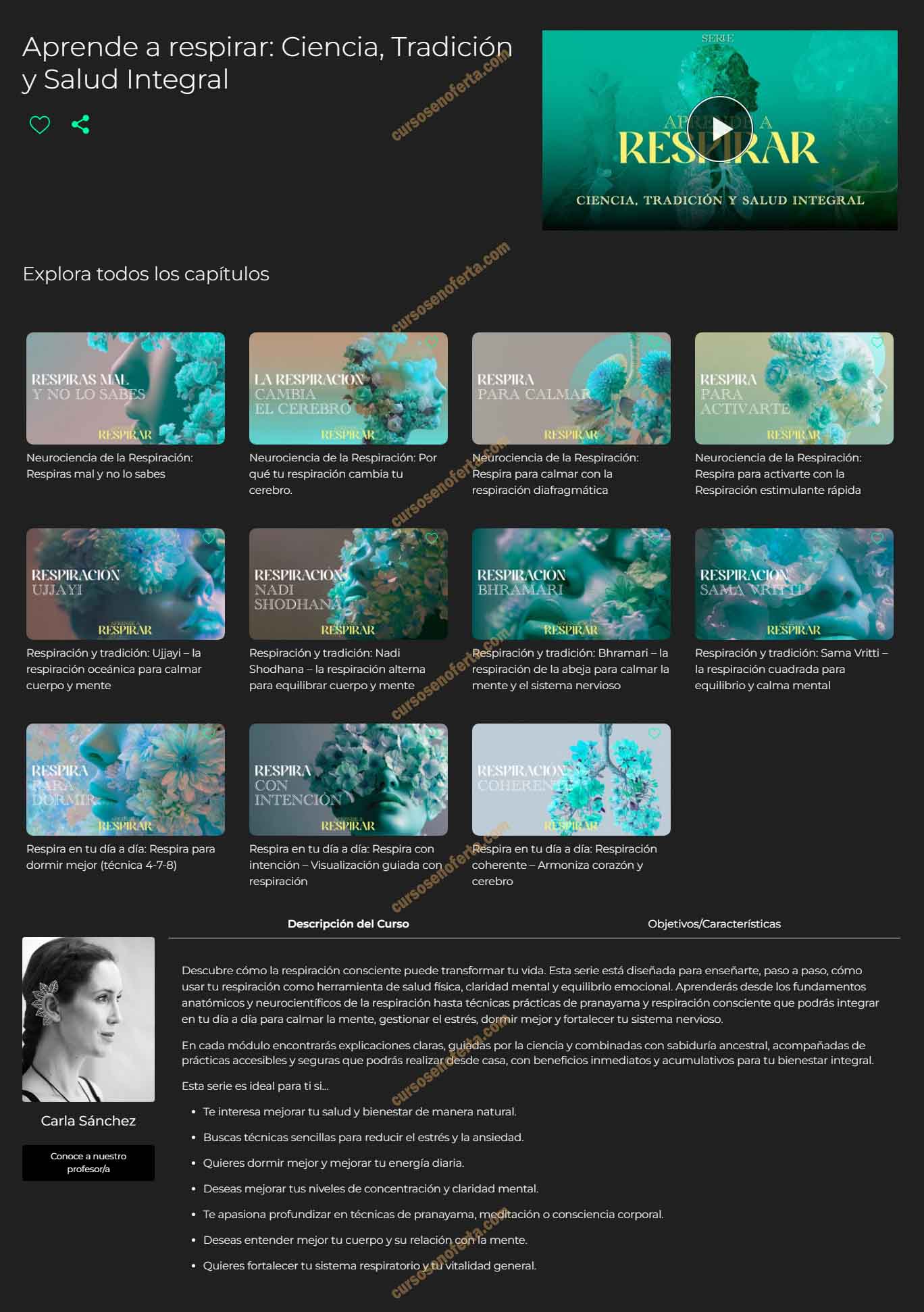 Aprende a Respirar - carla sanchez