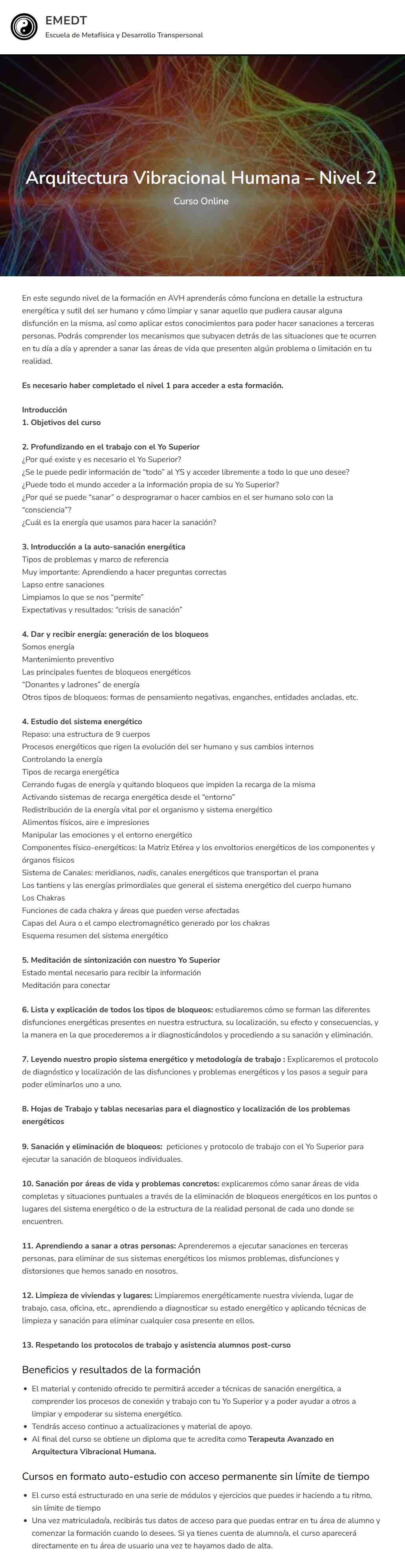 Arquitectura Vibracional Humana Nivel 2 - david topi