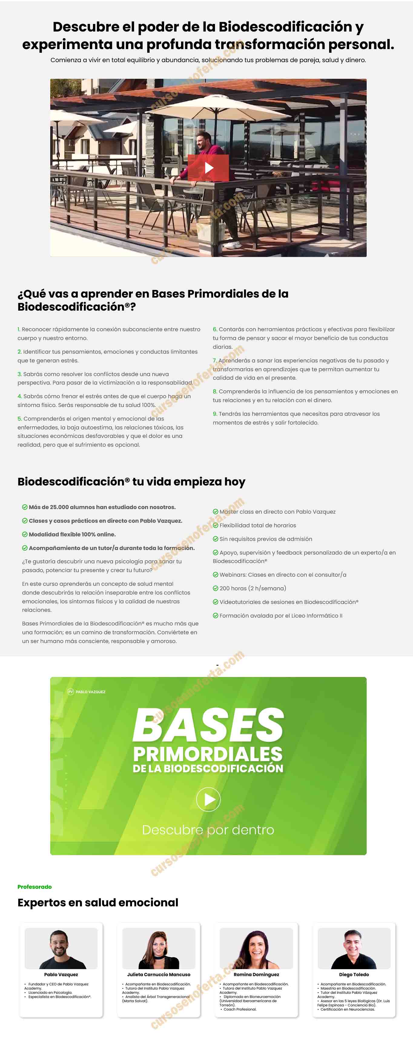 Bases primordiales de la biodescodificacion - pablo vazquez kunz