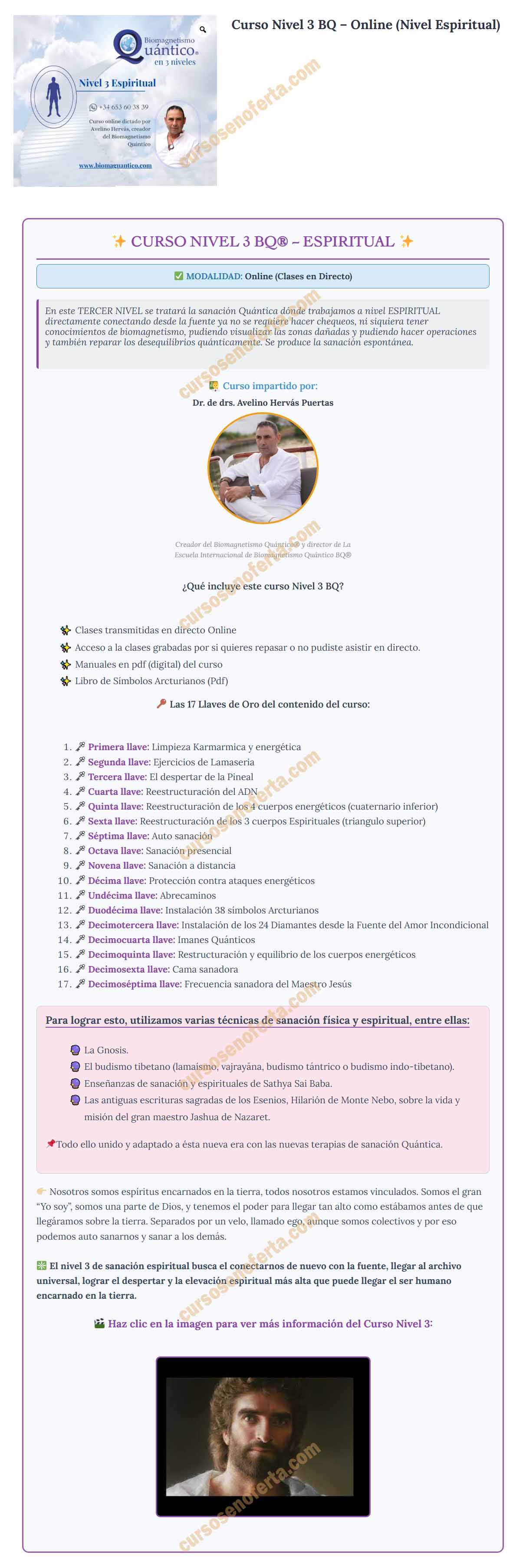 Biomagnetismo Quantico Nivel 3 - avelino hervas