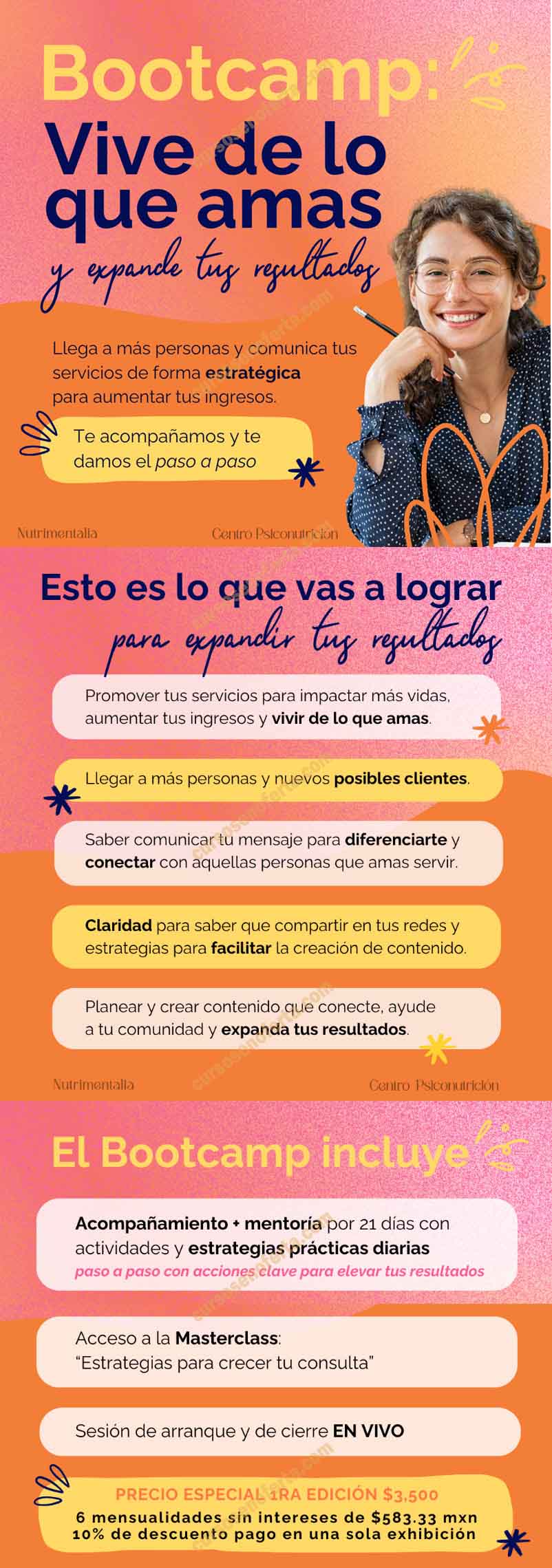 Bootcamp Vive de los que amas y expande tus resultados - nutrimentalia