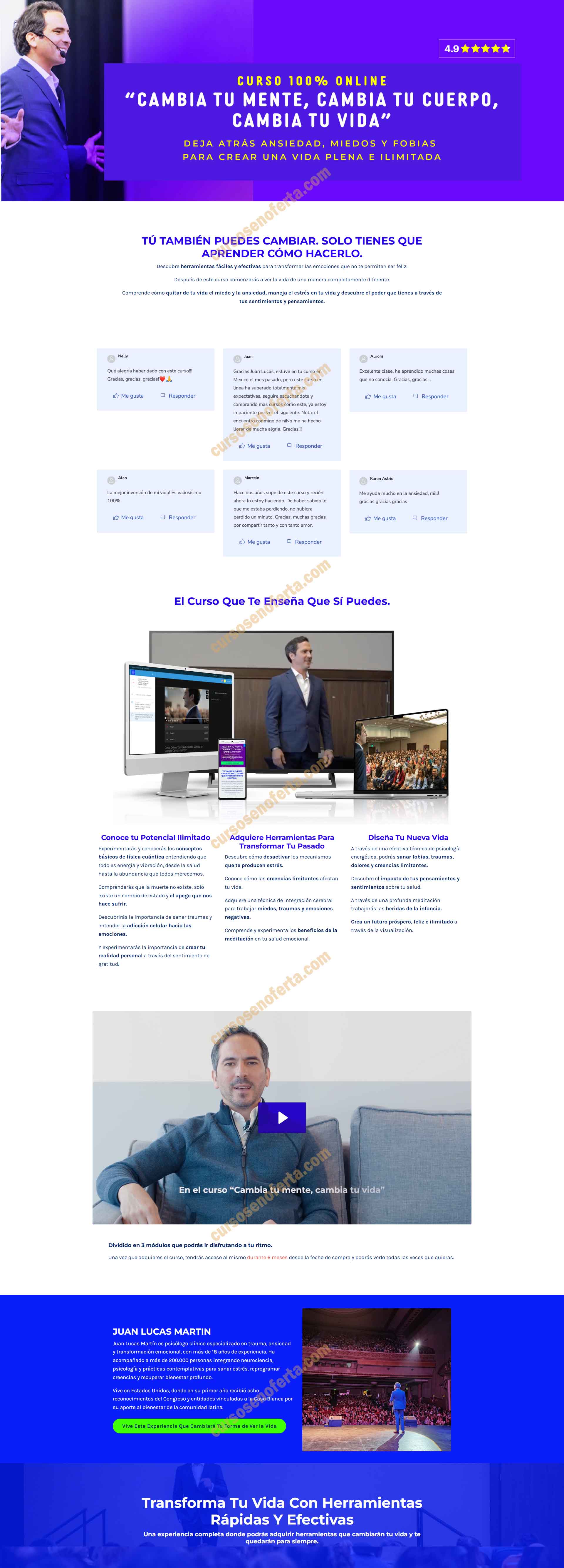 Cambia tu Mente, Cambia tu Cuerpo, Cambia tu Vida - juan lucas martin