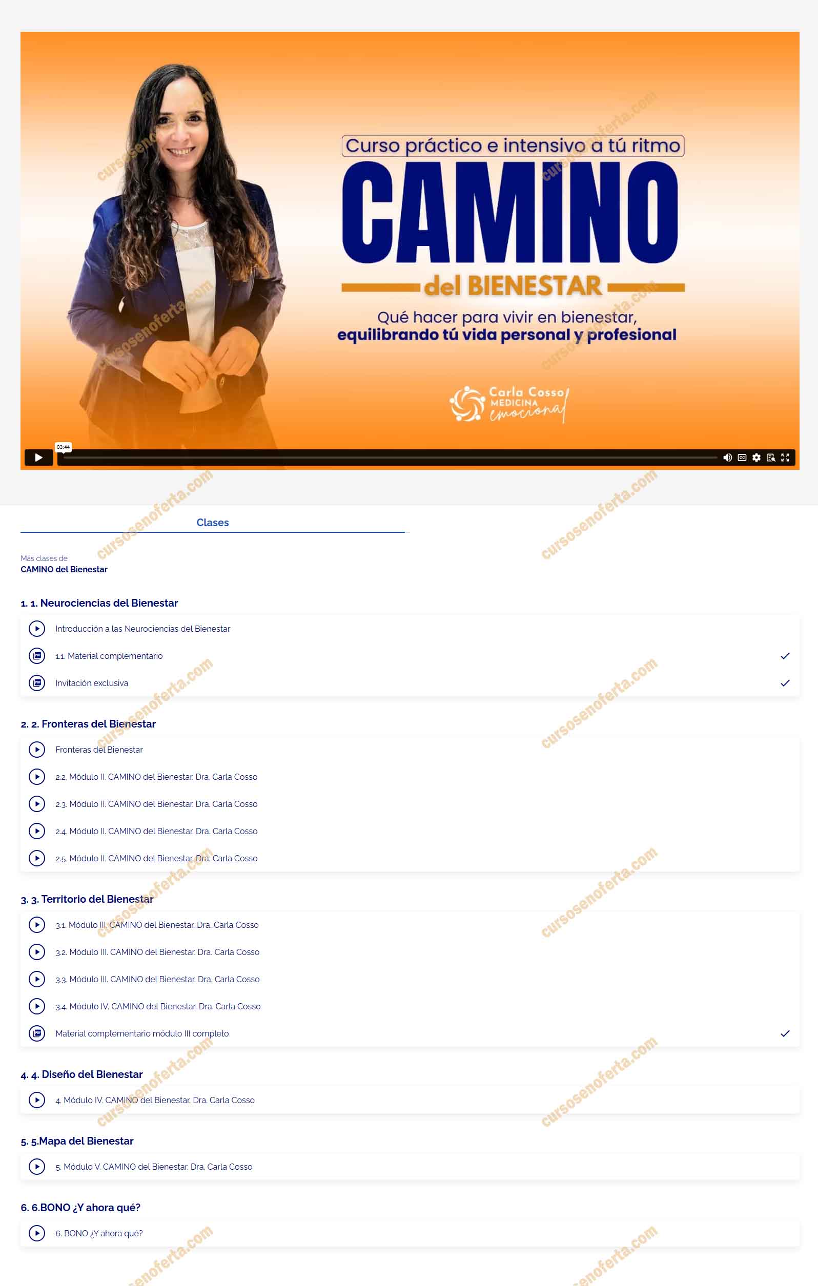 Camino del Bienestar - carla cosso