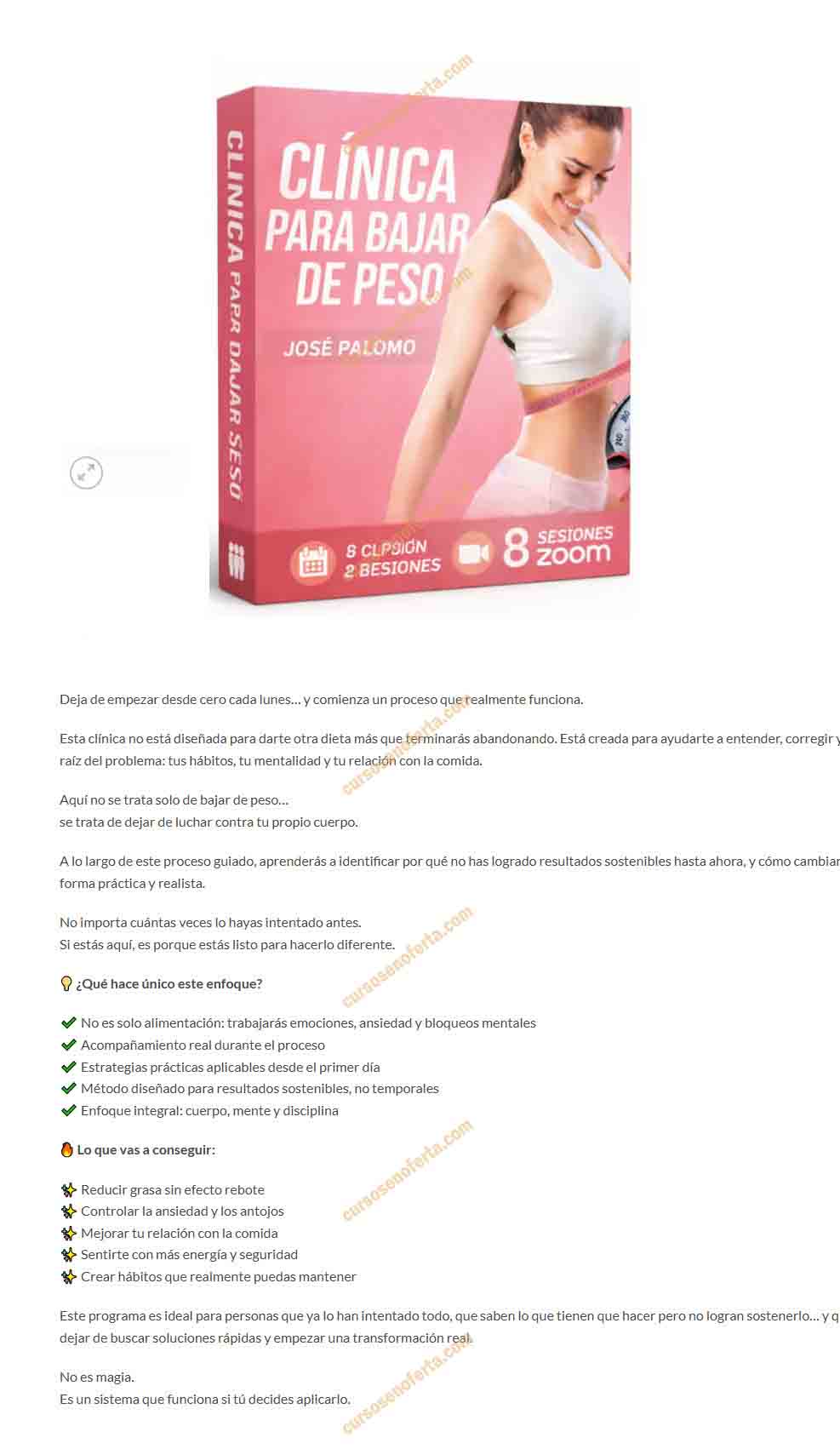 Clínica Para Bajar de Peso - josé palomo