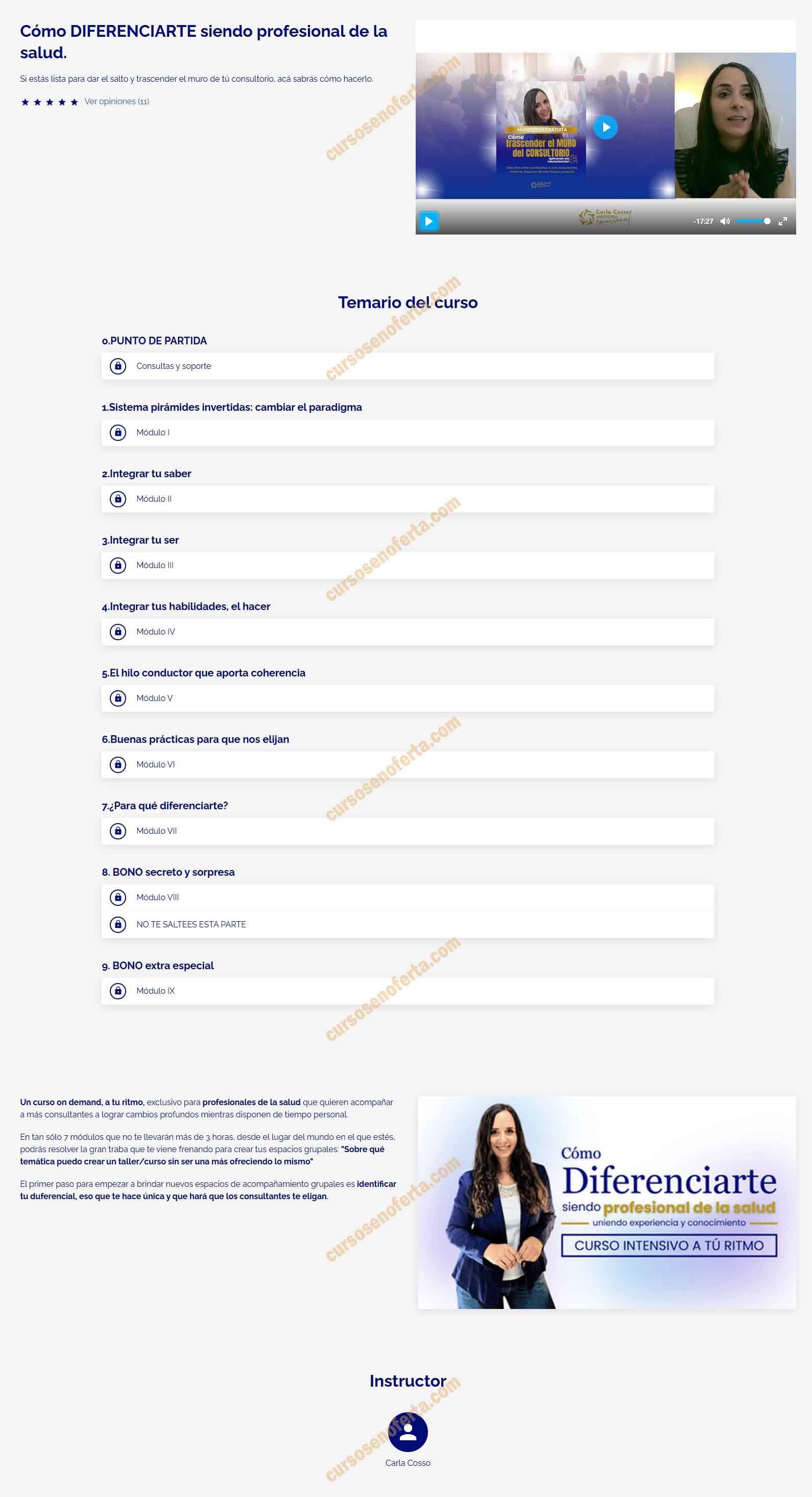 Cómo diferenciarte siendo profesional de la salud - carla cosso