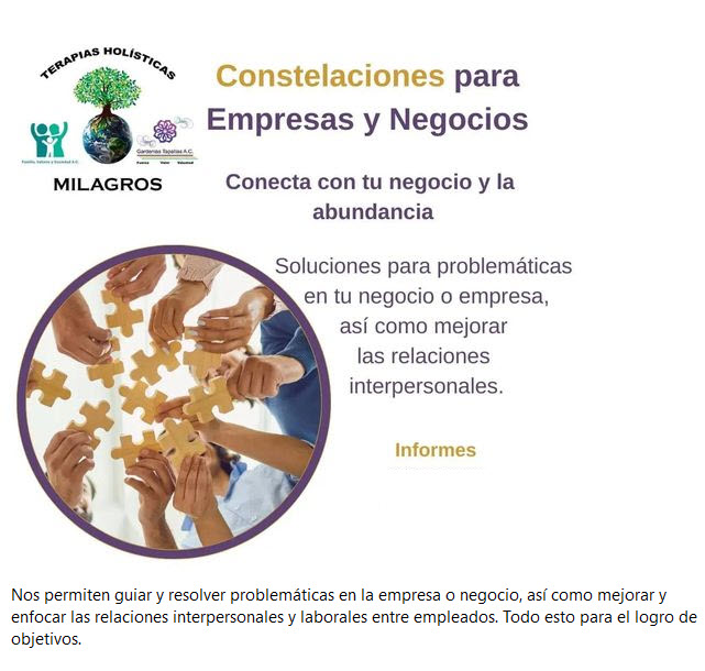 Constelaciones para empresas y negocios milagros