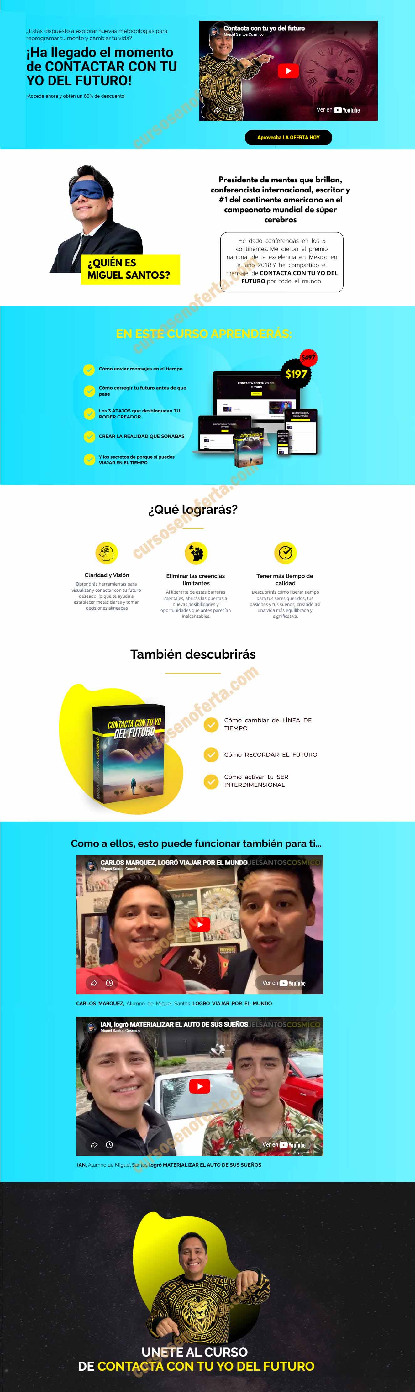 Contacta con tu Yo del Futuro - miguel santos