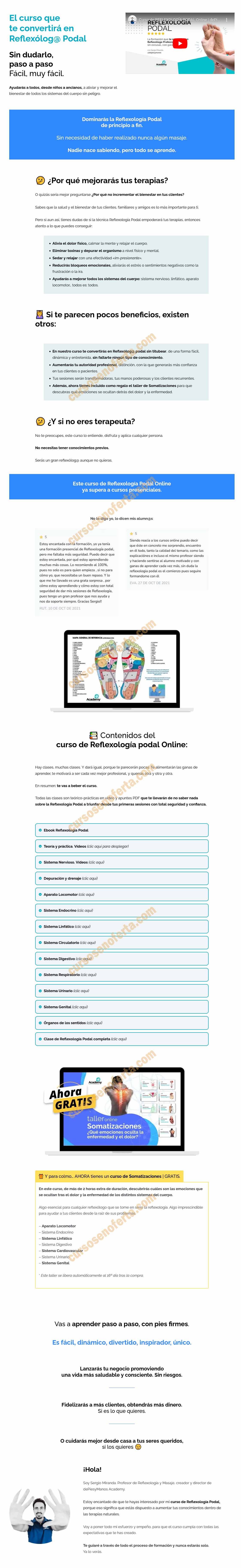 Curso de Reflexología Podal - sergio miranda