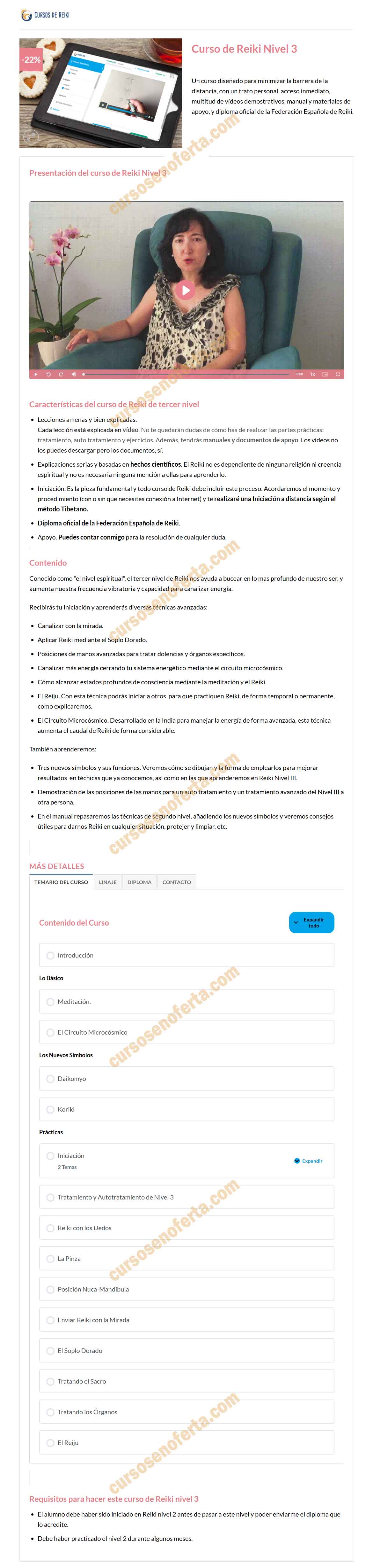 Curso de Reiki Nivel 3 - angeles goyanes