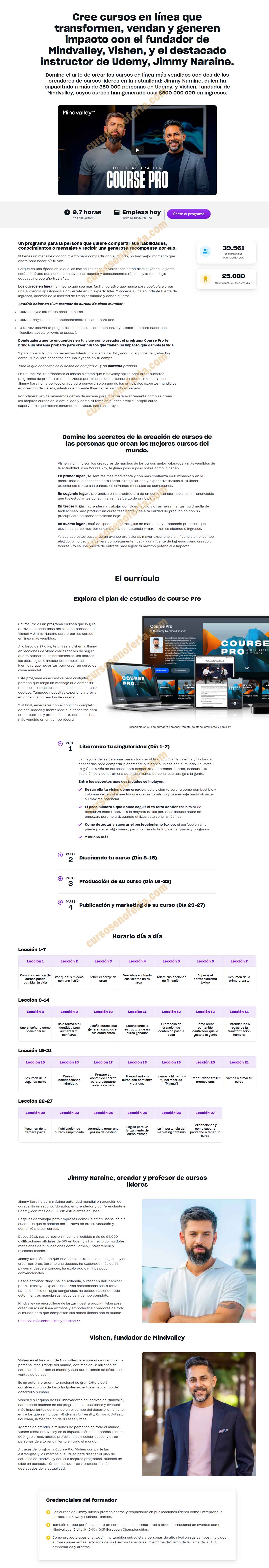 Cursos Pro - jimmy naraine