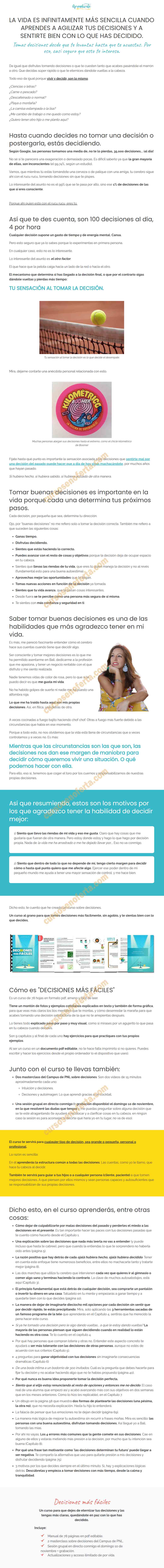 Decisiones Más Fáciles - patricia ibañez