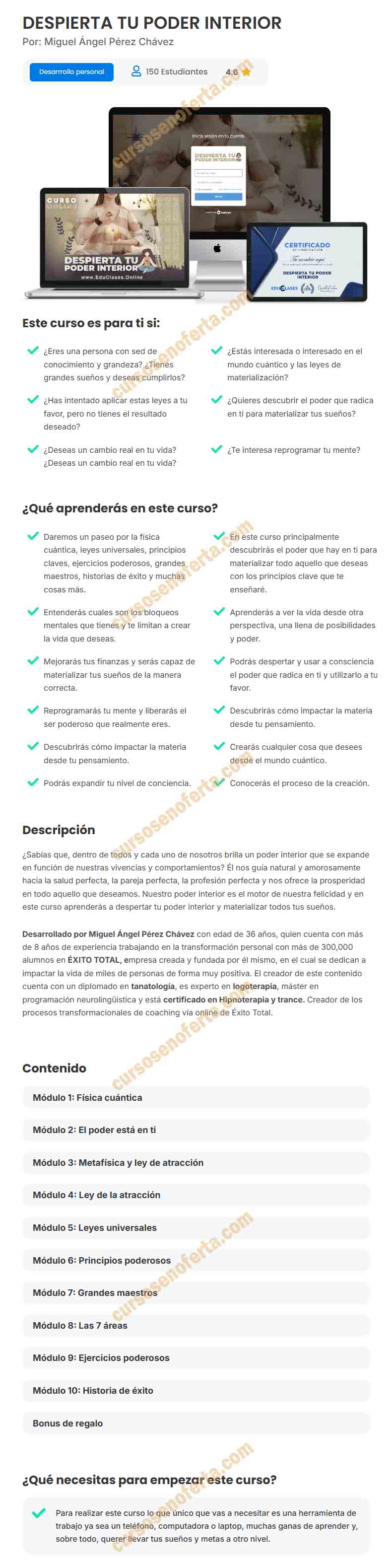 Despierta tu poder interior - miguel angel perez chavez