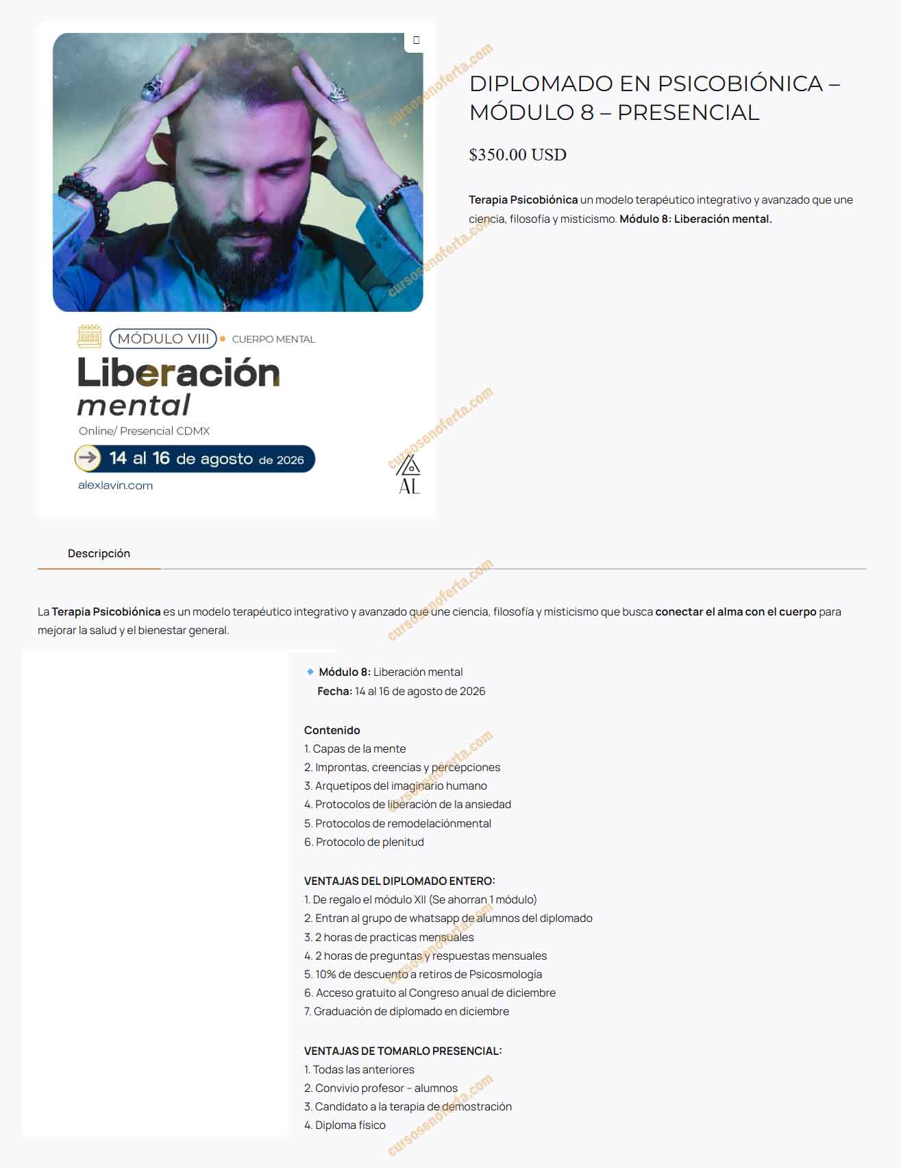 Diplomado Psicobiónica Módulo 8 - alejandro Lavin