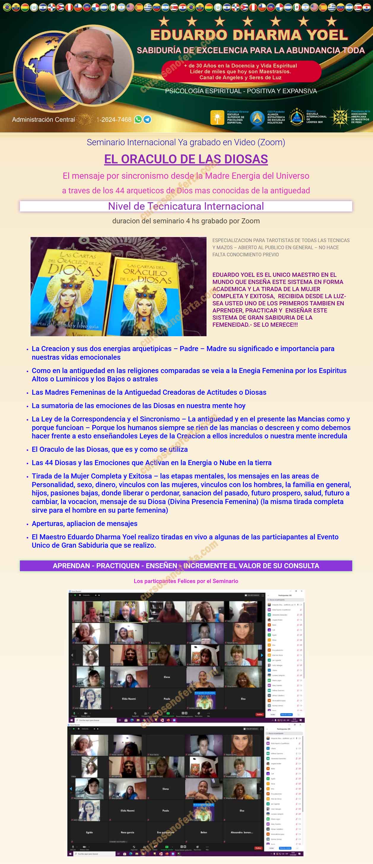 El Oráculo de las Diosas - eduardo dharma yoel